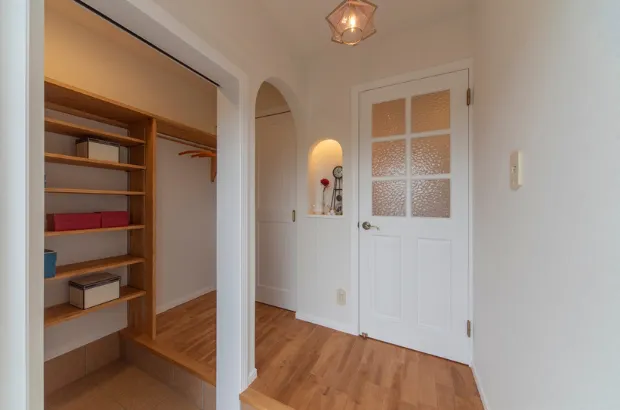 【玄関】2way玄関ですっきり使える