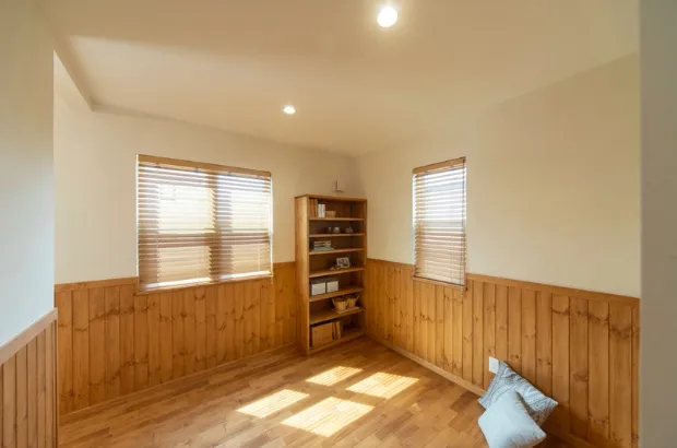 腰壁×黒板のあるカフェっぽナチュラルハウス