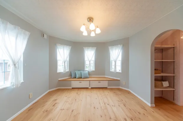 【Bed Room】水色メインのさわやかベッドルーム