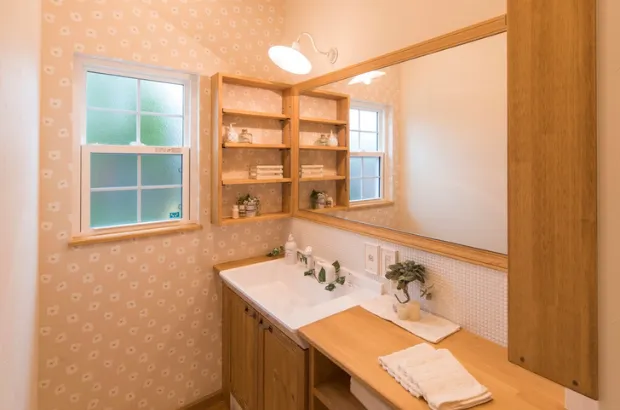 【洗面所】脱衣所と分けた独立洗面所