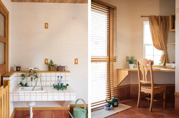 【Dog Room③】洗い場とカウンター