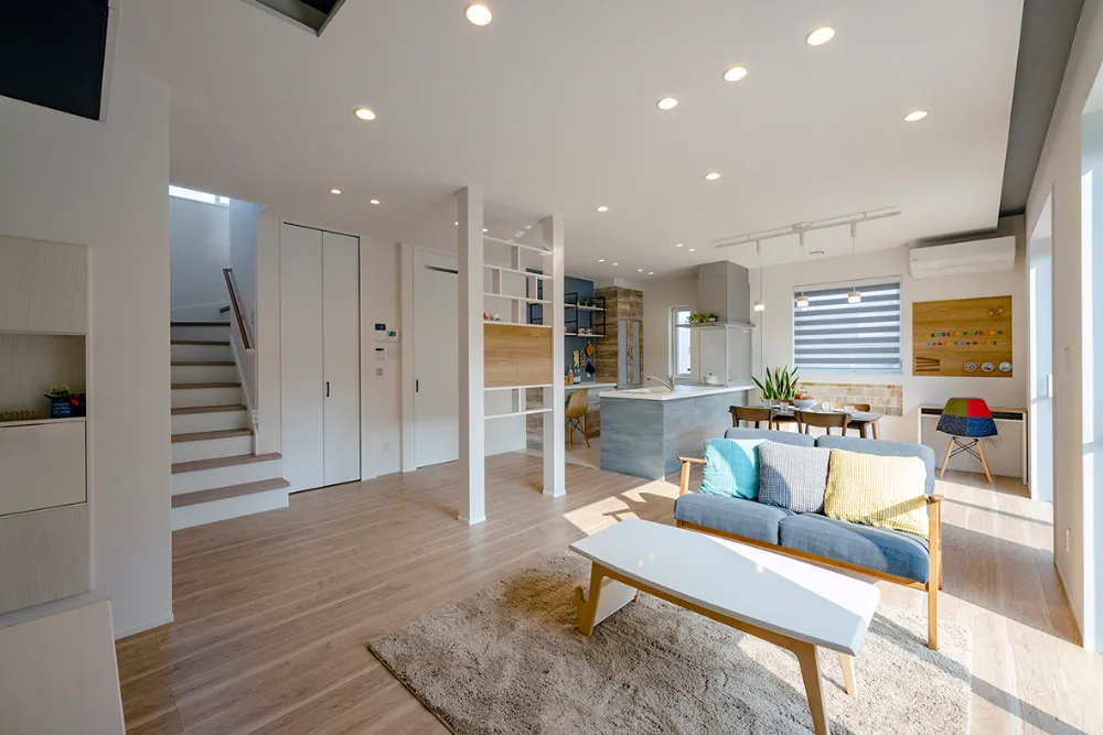 家族の時間がゆったり溶け合うLDK