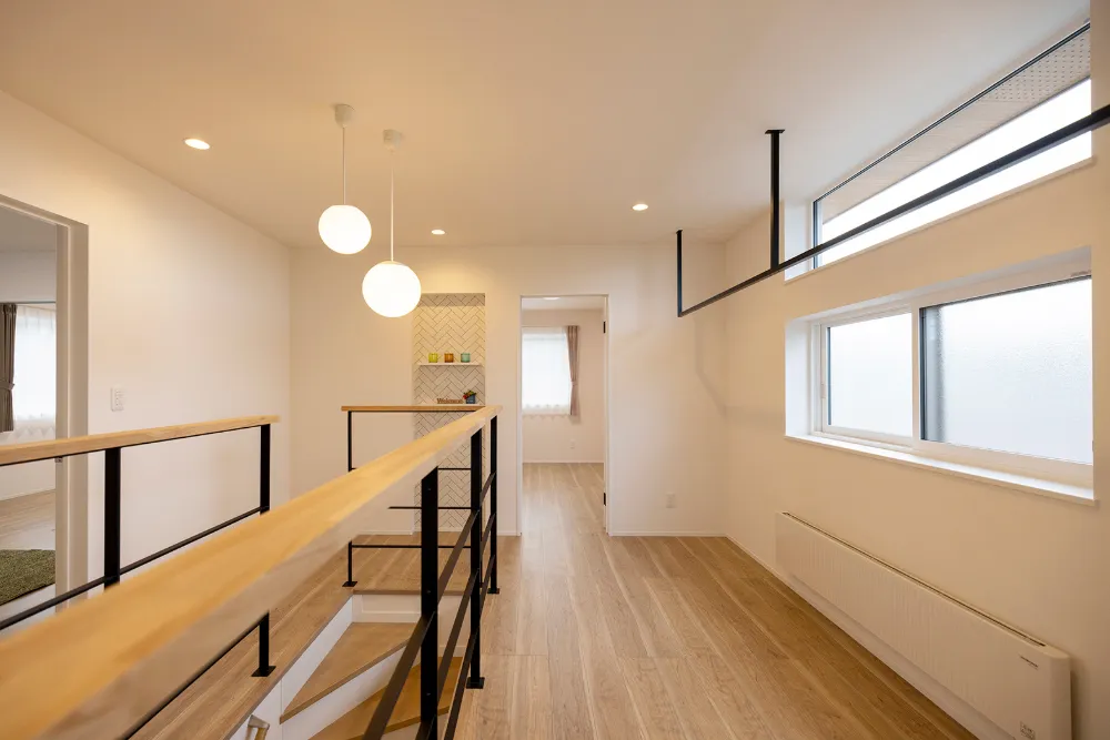 生活シーンで空間を分けた、部分共有型二世帯