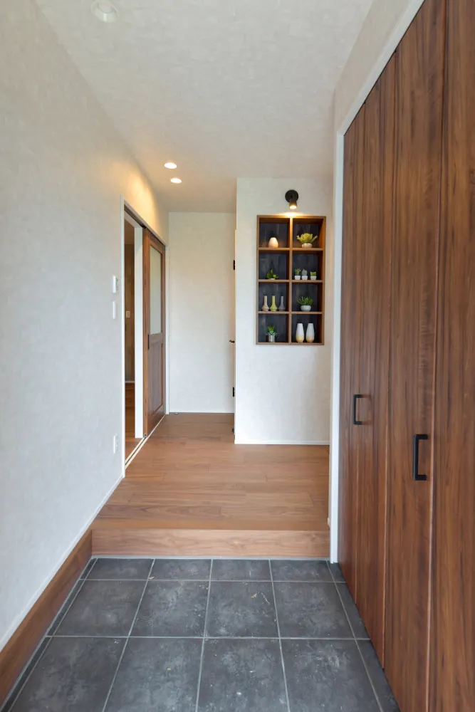 お気に入りが迎える玄関