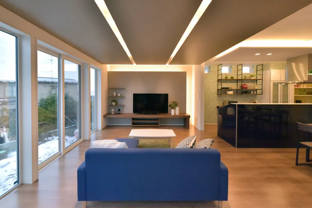 キッチンが暮らしの真ん中にある住まい