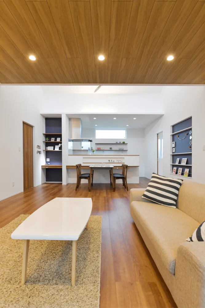 視線が抜ける心地よい距離感