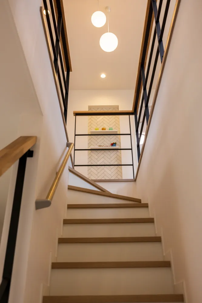 生活シーンで空間を分けた、部分共有型二世帯