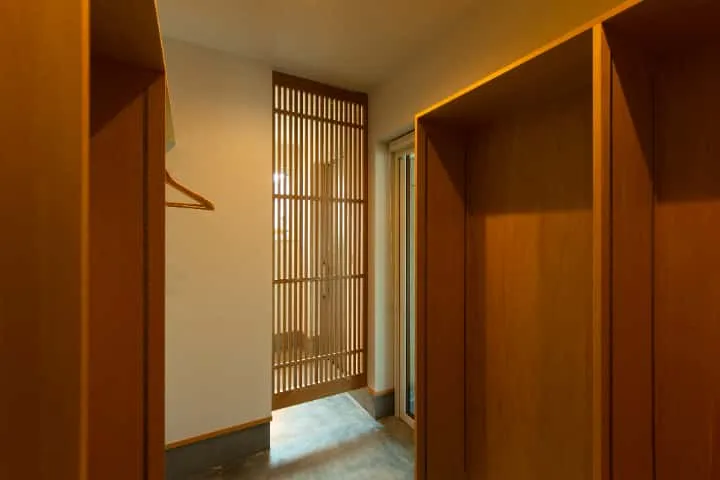 田の字型ゾーン、スクエアリビングの家