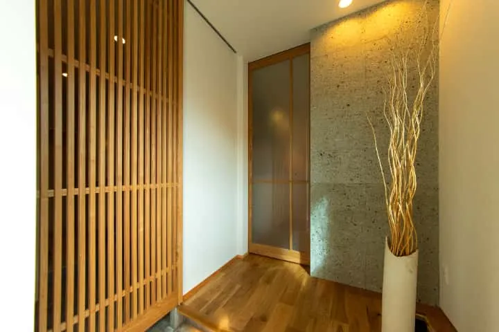 田の字型ゾーン、スクエアリビングの家