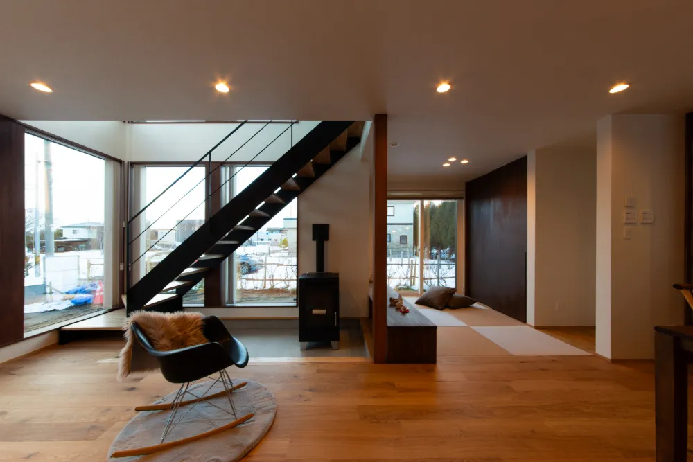 東南二面に開く土間のある暮らし