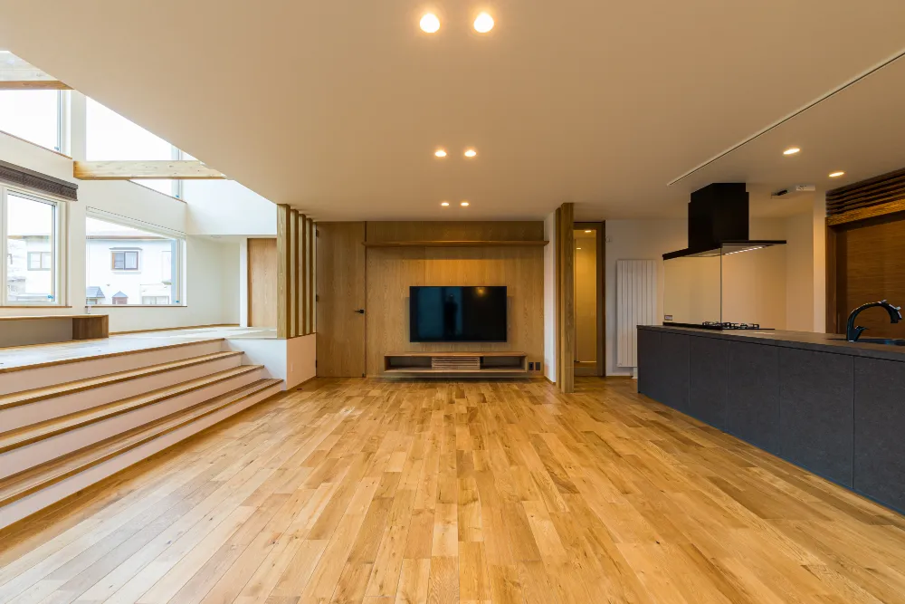 ステージから臨む岩木山