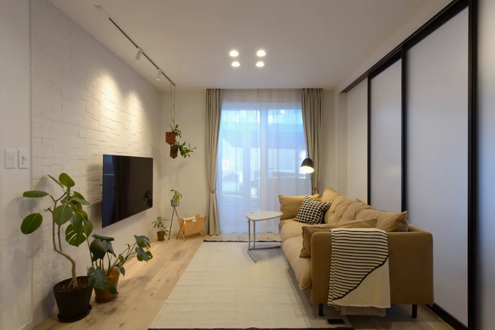 木の温もりあるナチュラルベースの家