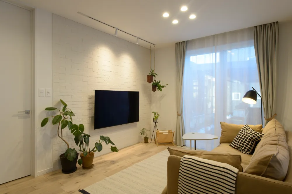 木の温もりあるナチュラルベースの家