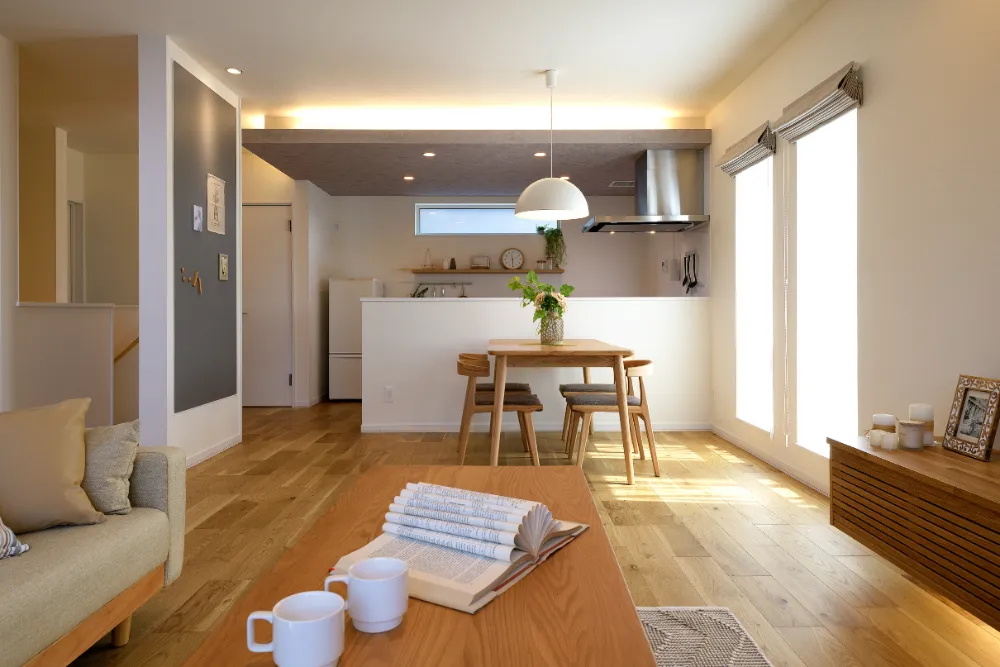 ほっとくつろげる2階LDKの家