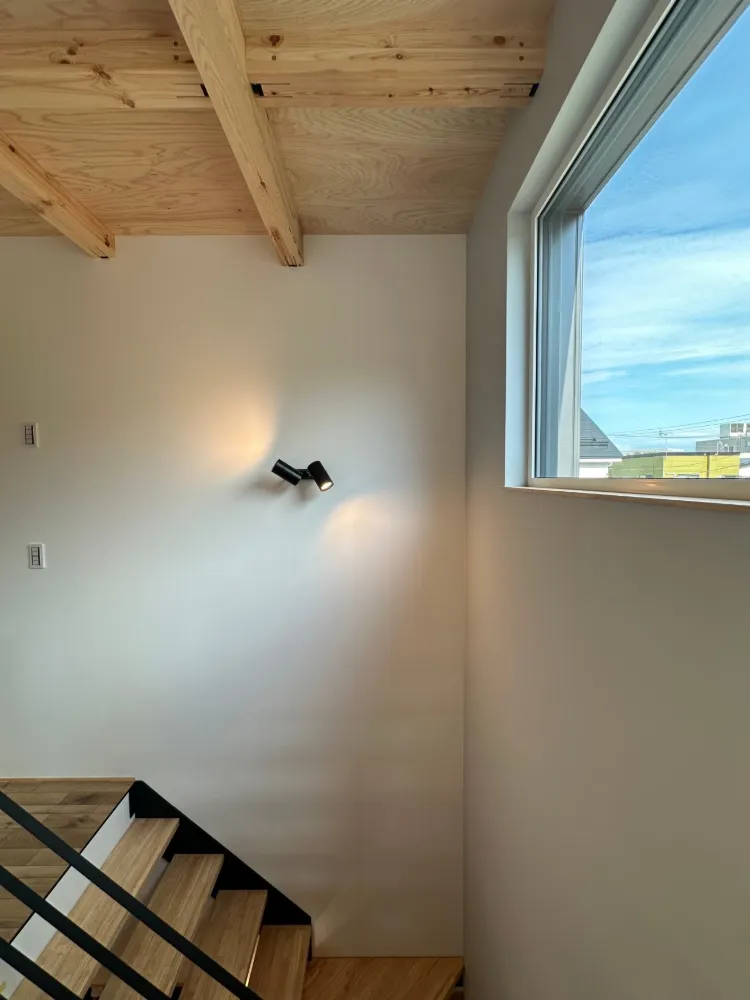 優しい光を取り込む家