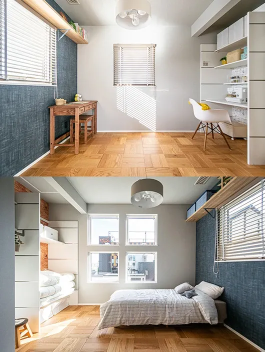 風と光を取り込む工夫を凝らした間取りと構造の、暮らしやすさを追求した家