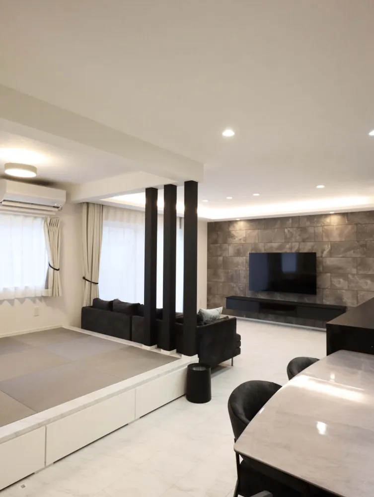 洗練されたモノトーン・インテリア