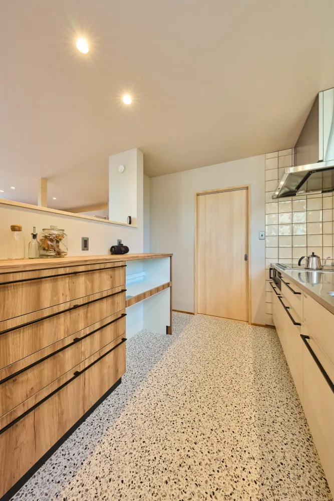 2階にメインキッチンを採用