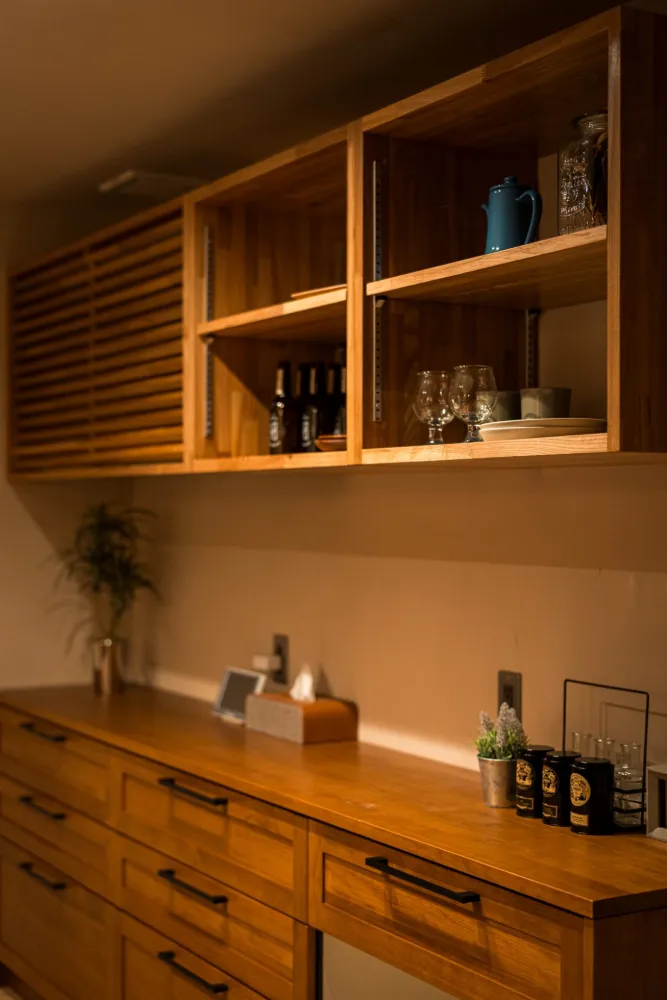 作業と収納スペースをたっぷり確保