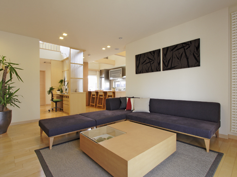 ｢和｣の趣を添えたリビング