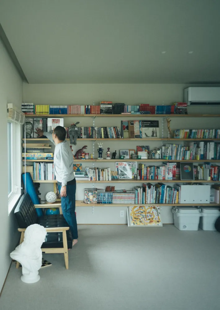 「仕切りのない、自由がある。」仕切りをなくして手に入れた、家族が一番心地よい距離感。