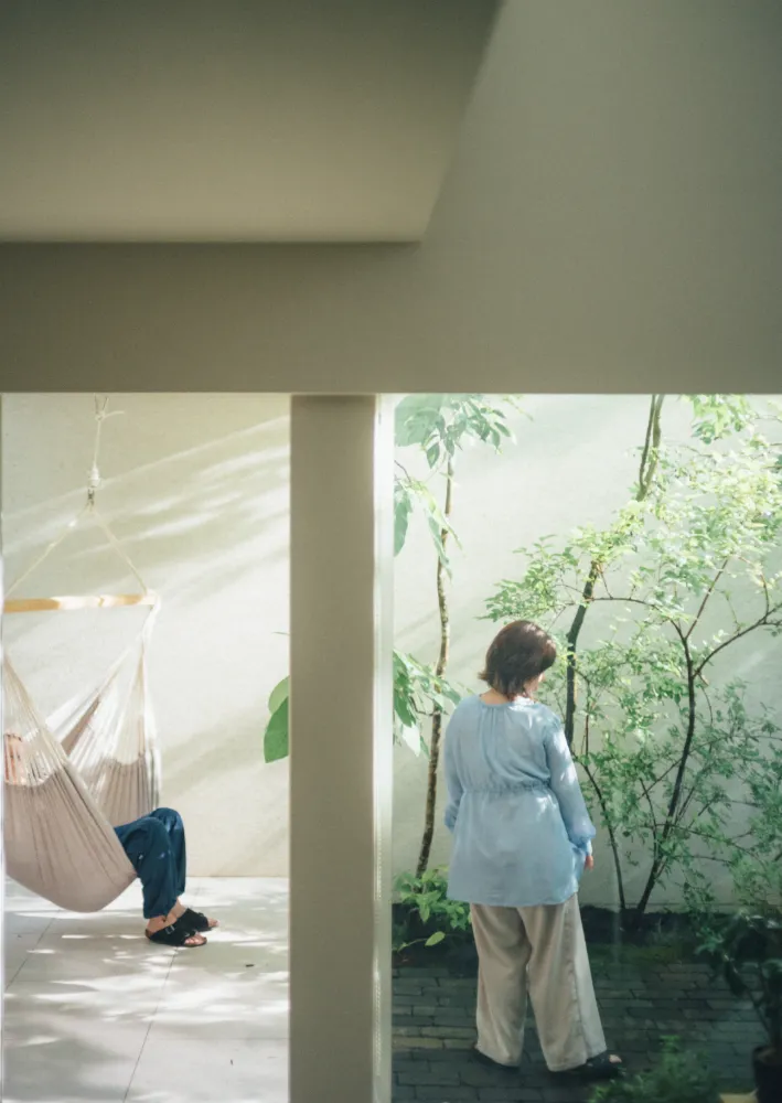 どこにいても空と緑が見える設計に