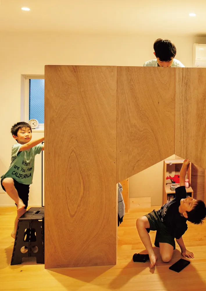 遊び心たっぷりの子ども部屋