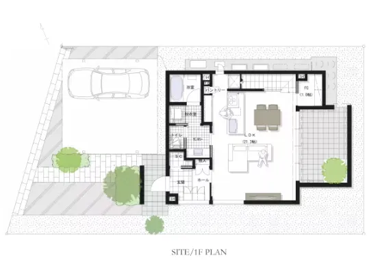 SITE/1F PLAN