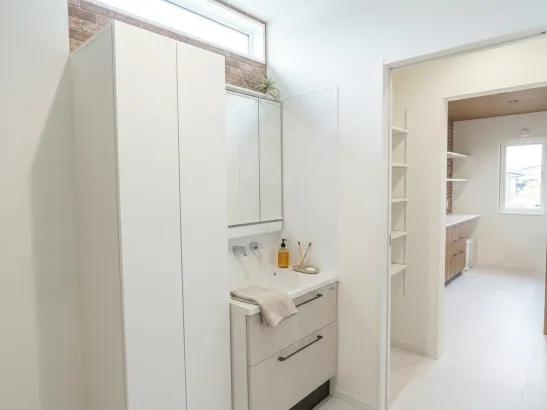 光あふれる、家事ラクと趣味の家