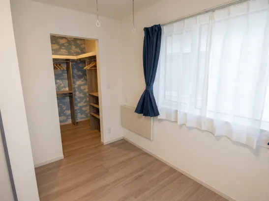 空模様に包まれる収納